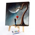 thumbnail image 4 of DIY pintura por número Kit sin marco amor niña pintada a mano lienzo arte Decoración, 4 of 9