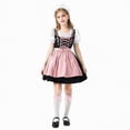 thumbnail image 2 of Sgkm Toddler Girl Dress Oktoberfest Costume Girls Dirndl Dress with Apron Children Dirndl Midi Dresses Baby Teen Clothes, 2 of 3