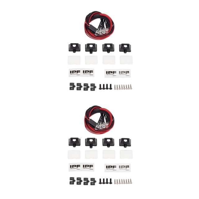 sweethay 1 Juego de lámpara brillante Simple RC luces Bar 1/10 accesorios de oruga accesorio de orugas de mano para modificación de coches Type1 NO1 sweethay CBP208658