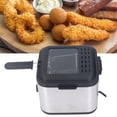 thumbnail image 1 of Friteuse Électrique 2,5l 1000W, Friteuse en Acier Inoxydable à Température Réglable avec Capacité Familiale pour Poulet et Oignon, 1 of 7