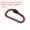 Red, variant on Uxcell 4 Pack Locking Hook 3" Aluminum D Ring Shape Clip Screw Gate Lock Quick Link for Keychain Outdoor Camping Hiking Purple