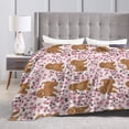 thumbnail image 4 of Cavapoo Dog Flower Blanket Gifts For Kids Adults - Lightweight Throw Blanket For Bedroom Living Room Decor Soft Fuzzy Fleece Cozy Plush Bed Couch 50"X40", 4 of 7