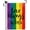 Love is Love#04, variant on Love is Love Rainbow Pride Welcome Garden Flag Double Sided Gay Pride Lesbian LGBT Pride Small Yard Flag Outdoor Decoration 12.5 x 18 Inch
