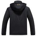 thumbnail image 2 of Chaqueta de esquí para hombre Cálido abrigo de nieve de invierno Cortavientos de montaña Chubasquero con capucha BANYUO Hogar, 2 of 4