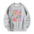 thumbnail image 2 of Sudadera para mujer, trajes de invierno, jersey para mochilero, trabajo, oficina, regalo de Navidad Gris, 2 of 7