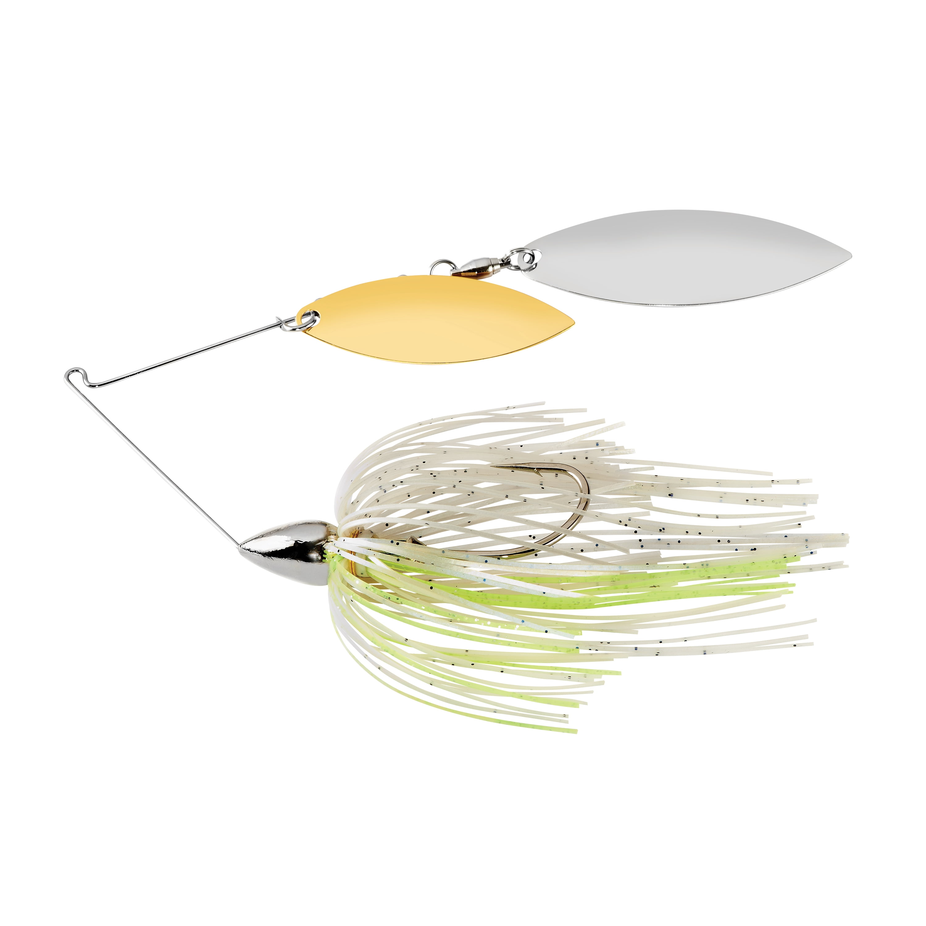 War Eagle Nickel Frame Double Willow Spinnerbaits Blue Pearl Shad 3/8 oz.