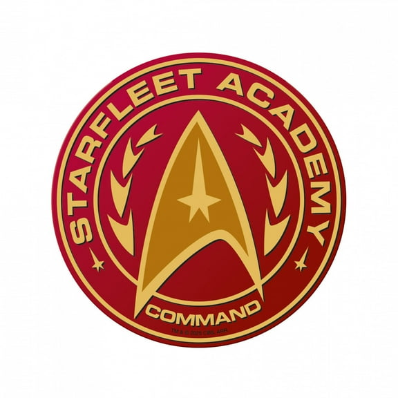 Star Trek Red Starfleet Academy Command Die Cut Sticker