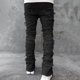 thumbnail image 5 of Pantalones largos para hombre, cintura elástica, informales, deportivos, multibolsillos, pantalones para hombre, 5 of 7