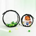 thumbnail image 3 of Sac de Rangement Boîte Aveugle Sac Suspendu Transparent en PVC Style Mignon pour Présentation à Main (Seulement Sac), 3 of 7