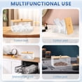 thumbnail image 6 of FUYGRCJ Dryer Sheet Holder with Bamboo Lid and Labels Clear Acrylic Dryer Sheet Container Dryer Sheet Dispenser Rectangular Laundry Pods Container for Laundry Room Decor Organization and Storage, 6 of 9