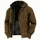 thumbnail image 1 of Ceisia Men's Casual Jacket Hooded Long Sleeve Winter Loose Fit with Zipper Gift, 1 of 7