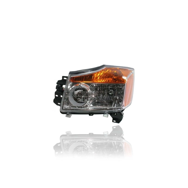 Headlight Assembly - Compatible/Replacement for '08-15 Nissan Titan - Left Hand - Driver - 260609FF0A