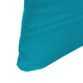 thumbnail image 2 of Jordan Manufacturing 24" x 24" Canvas Turquoise Solid Square Tufted Outdoor Deep Seat Chair Back Cushion with Fabric Button (2 Pack), 2 of 9