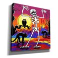 thumbnail image 2 of Epic Graffiti 'Skeleton Dance' by Howie Green, Canvas Wall Art, 37"x37", 2 of 8