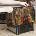 thumbnail image 7 of Lsque Valley Meditating Guinea Pig Print 2 Slice Toaster Cover , Kitchen Appliance Dustproof Protector , Toaster Protector Dustproof Kitchen Appliance Cover, 7 of 7