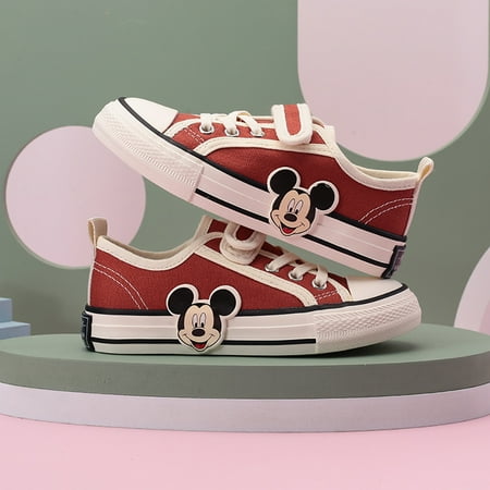 

Lovely Casual Kids Canvas Shoes Kindergarten Girls Auti-silp Flat Shoes Fashionable Y2K Dancing Sports Shoes
