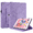 Purple, variant on Folio Case for Apple iPad 7th/8th/9th Generation 10.2-inch Auto Wake/Sleep Cover with Rotating Stand
