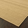 thumbnail image 3 of HomeRoots 506945 2 x 8 ft. Stain Resistant Indoor & Outdoor Area Rug Beige, 3 of 4