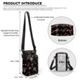 thumbnail image 6 of HELLHERO Shoulder Bag Polyester with Zipper Snowflake Candy Cane Pattern for Daily Commute or Casual Outings Men, Women, 6 of 7