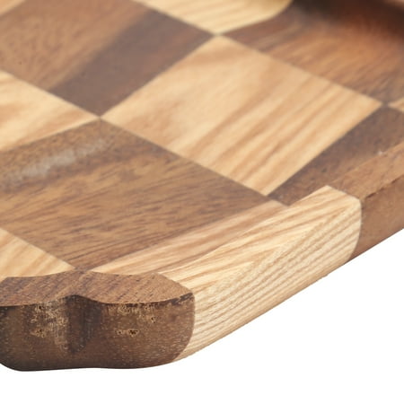 

ACOUTO Wood Serving Tray Wooden Serving Trays Wooden Fruit Plate For Serve Breakfast Appetizer Coffee Kitchen Tableware