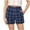 Blue, variant on OGLCCG Girls Plaid Shorts Casual Summer Lounge Sleep Shorts with Pockets Elastic Waist Baggy Beach Bottoms Size 2-13 Years
