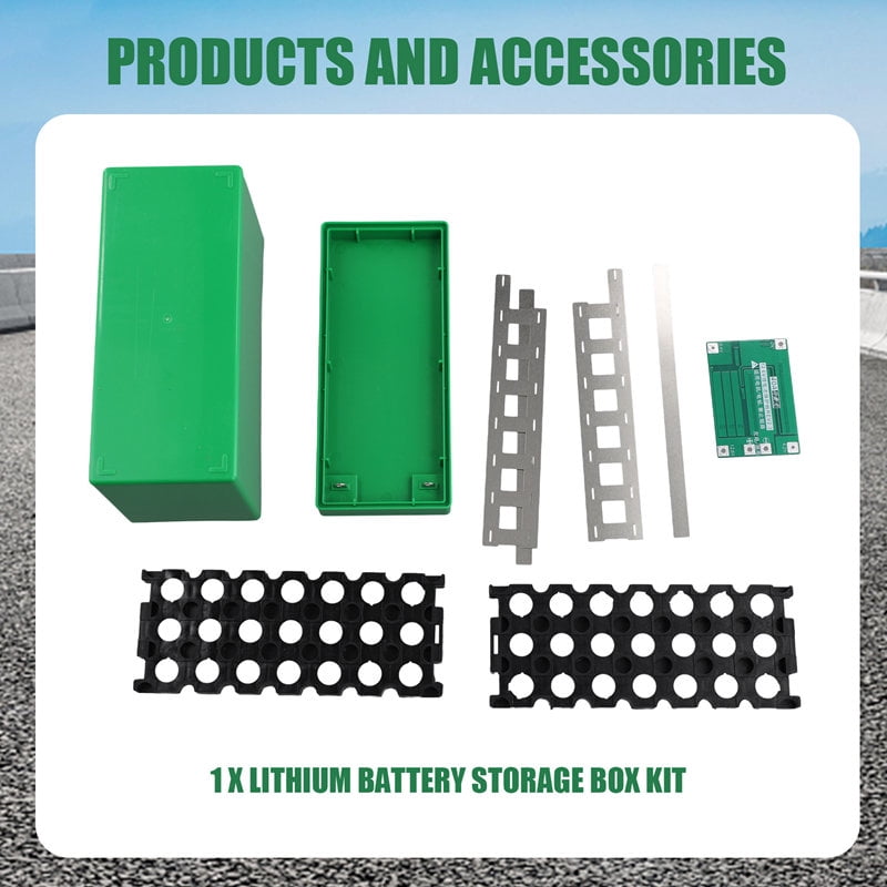 12V Lithium Battery Storage Box 18650 Battery DIY Packs Case 3S40A ABS Battery Shell Holder