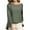 Army Green, variant on TKLPEHG Long Sleeve Shirts for Women Crew Neck Tunic Tops Casual Fashion Lightweight Loose Classic Solid Color Blouses (Army Green,XXXL)