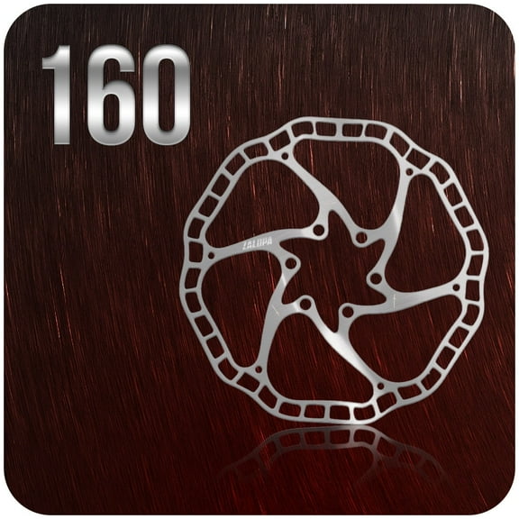 ZALOPA Professional Road Racing Cycling Bicycle MTB BMX Bike 160mm Disc Disk Brake Rotor Aluminum Alloy Mix with Stainless Steel R7