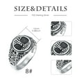 thumbnail image 5 of SOULMEET Christmas Gifts Viking Tree of Life Rings for Men 925 Sterling Silver Tree of Life Family Ring Jewelry Gift for Men Friend Father, 5 of 7