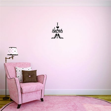 Do It Yourself Wall Decal Sticker I Heart Shoes Shoes Shoes Teen Girls Fashion Wardrobe Bedroom Closet Quote Home Decor 20×40 Do It Yourself Wall Decal Sticker I Heart Shoes Shoes Shoes Teen Girls Fashion Wardrobe Bedroom Closet Quote Home Decor 20×40