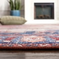 thumbnail image 4 of SAFAVIEH Tucson Kyler Traditional Machine Washable Area Rug, Beige/Rust, 6' x 6' Round, 4 of 8
