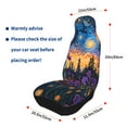 thumbnail image 4 of Vsdgher Cosmic Irises At Twilight Automotive Seat Covers for Cars Trucks and SUVs – Car Seat Covers for Truck Seat Protectors Set of 2, 4 of 7