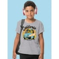 thumbnail image 2 of Monster Surfing Day T-Shirt Juniors -Image by Shutterstock,  Large, 2 of 4