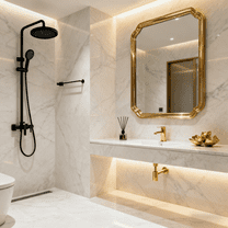 Matte Black Dual Shower Head System - 8" Rainfall Shower 3-Setting Handheld Sprayer with Slide Bar (Shower Combo)