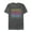 Charcoal Heather, variant on Men's NASA Neon Rainbow Repeat Text Logo  Graphic Tee Black 2X Large