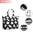 thumbnail image 2 of Black Halloween Ghosts Travel Tote Bags for Women Carry On,Large Weekender Bags for Women Travel,Multi Functional Duffle Bag for Work,Shopping,Sports, 2 of 5