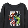 thumbnail image 3 of Marvel The Avengers - American Flag - Women's French Terry Pullover Sweatshirt, 3 of 5