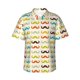 thumbnail image 1 of Fotbe Colorful Mustache Camisa Hawaiana para Hombre Unisex – Camisa Casual de Verano con Botones de Manga Corta de Algodón y Lino,3X-Large, 1 of 7
