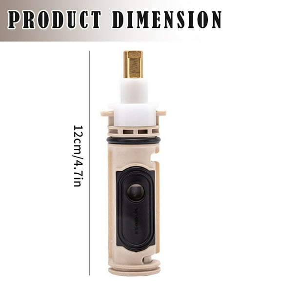 Moen 1222 One-Handle Posi-Temp Faucet Cartridge Replacement, 1222 Cartridge Kit Compatible with Moen Tub Shower, Durable Brass