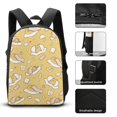 thumbnail image 3 of Gudetama 3 Pcs Backpack Set With Lunch Bag And Pencil Case Casual Bookbag Lunch Box Pencil Box, 3 of 8