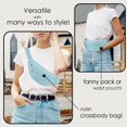 thumbnail image 2 of Bandolera grande Fanny Pack MAXTOP con 4 bolsillos con cremallera, 2 of 7