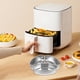 thumbnail image 5 of Juego de 3 vaporeras para alimentos con bandeja dividida en forma de abanico para cocinar al vapor, compatible con varias ollas y vaporeras para alimentos de bebé y guisos líquidos, 5 of 8