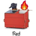 thumbnail image 2 of Dumpster Pen Holder Desk Accessories, Compact Dumpster Storage Box with Fire for Desk Accessories Wooden Dumpster Desk Accessories (03Red) 03Red 03Red 03Red, 2 of 5