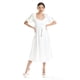thumbnail image 1 of Vestido midi de manga abullonada Roman Fashion /Juvenil, 12515 (Blanco) blanco M, 1 of 6