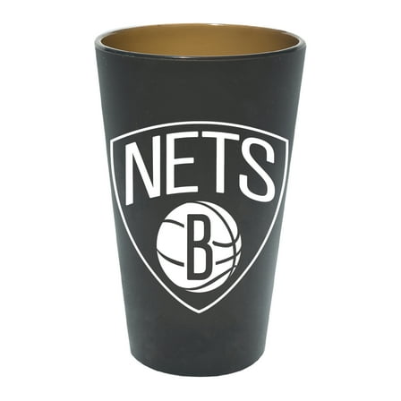 WinCraft Brooklyn Nets 16oz. Team Color Silicone Pint Glass