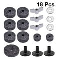 thumbnail image 5 of WHAMVOX  18 in Cymbal Noise-reducing Pads Drum Dampeners Felts Cymbals Grey, 5 of 8