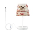 thumbnail image 2 of BZSMCE Table Lamp Creative Cute Happy Labrador Simple Pattern Night Light, 2 of 8