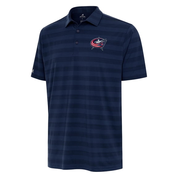 Men's Antigua Navy Columbus Blue Jackets Tunnel Polo