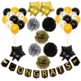 thumbnail image 3 of CIMAXIC graduation 1 Set Graduation Decoration Grad Party Hanging Banner Graduation Party Balloons,4.72"X2.36"X0.04", 3 of 5