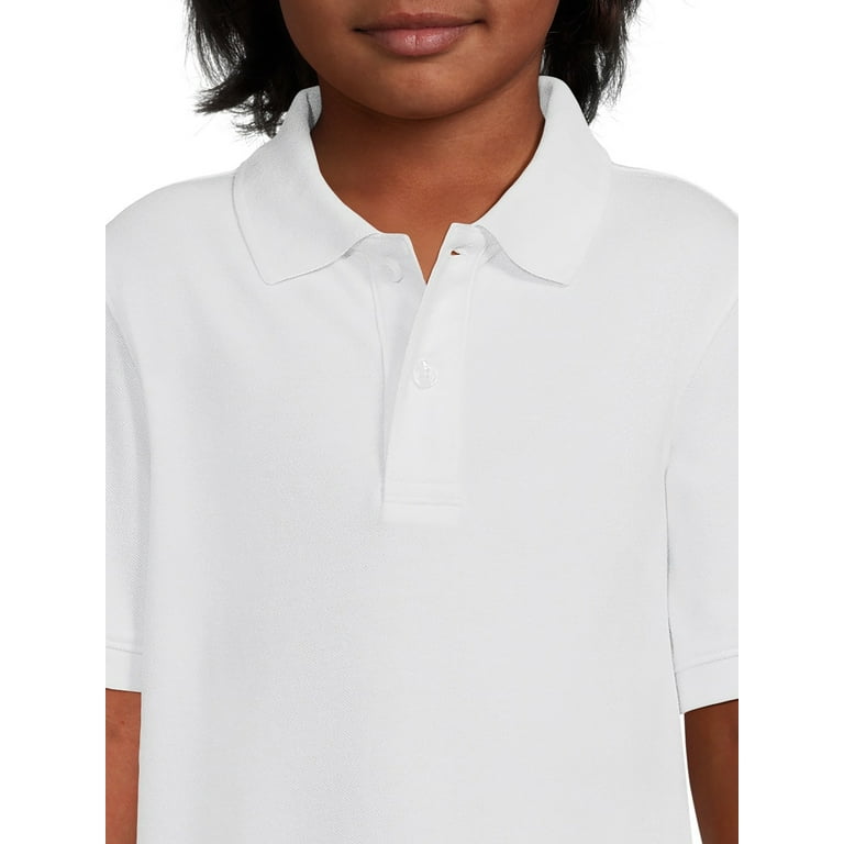 Walmart top white polo